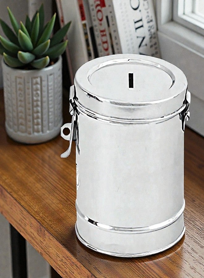 Standify® 1000ML Med Money Bank_A Stainless Steel Money Box Heavy Duty Bachat Gulak for Kids & Adults Unbreakable Piggy Bank. - Image 2